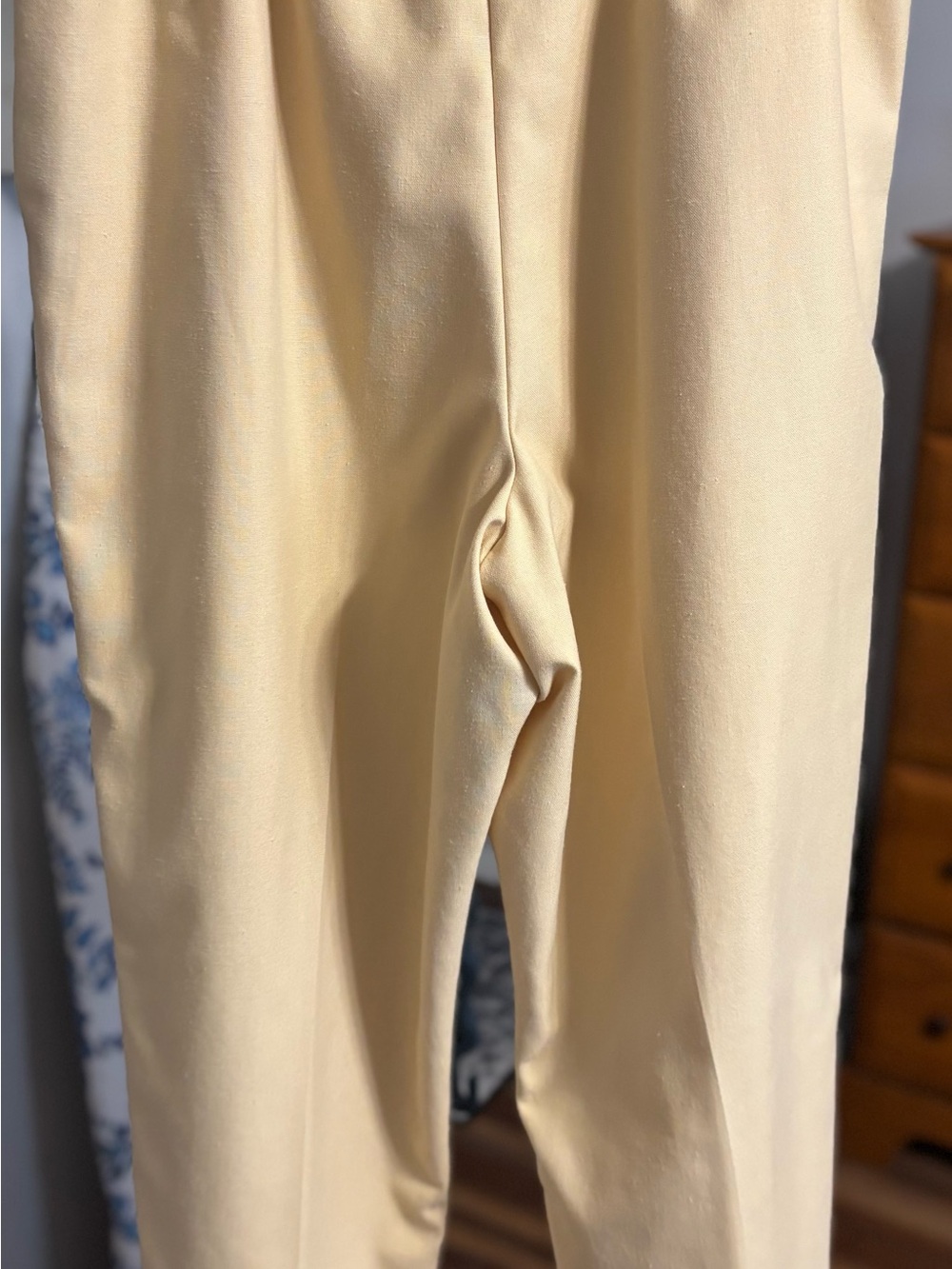 Alfred Dunner Pale Cream Tapered Dress Pants - Picture 2 of 2